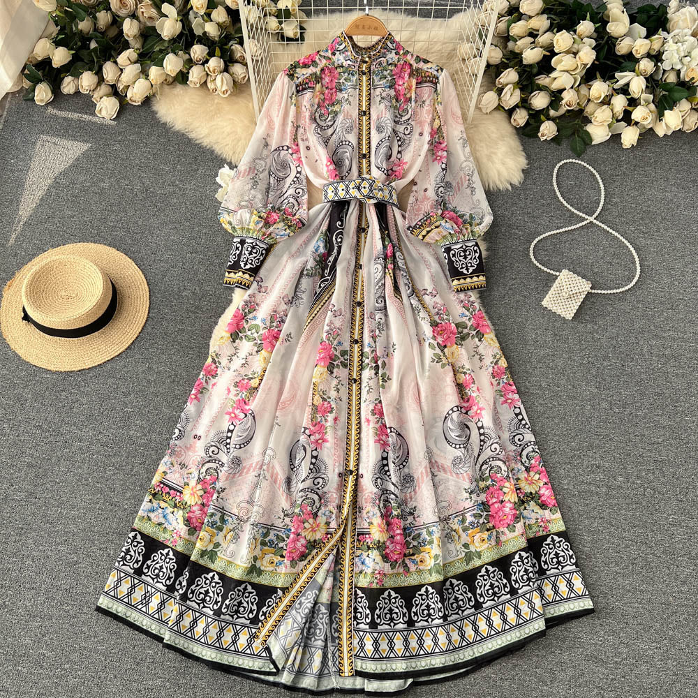Therese Puff Sleeve Maxi Dress