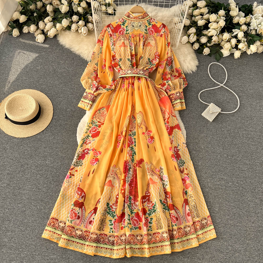 Therese Puff Sleeve Maxi Dress