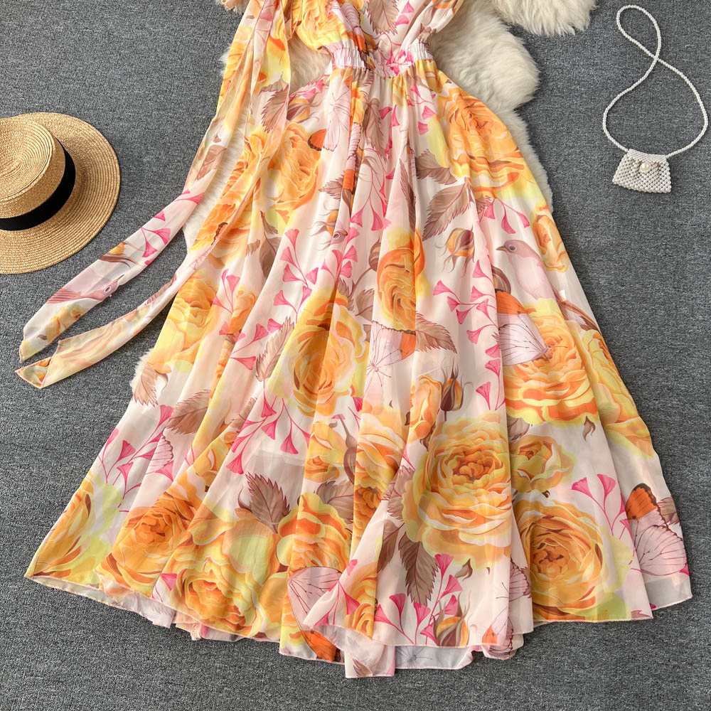Madelynn One Shoulder Chiffon Dress