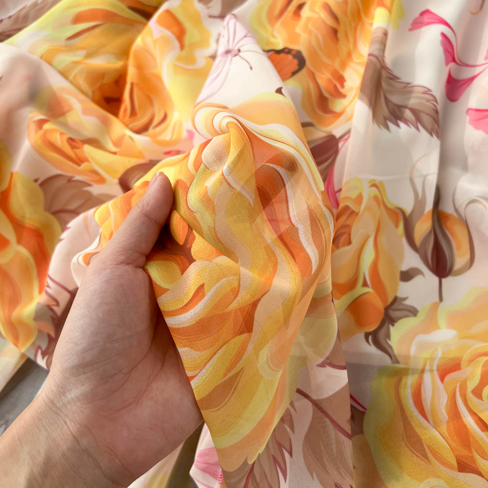 Madelynn One Shoulder Chiffon Dress
