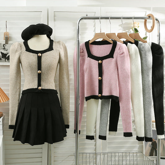 Lauren Puff Sleeve Knit Top