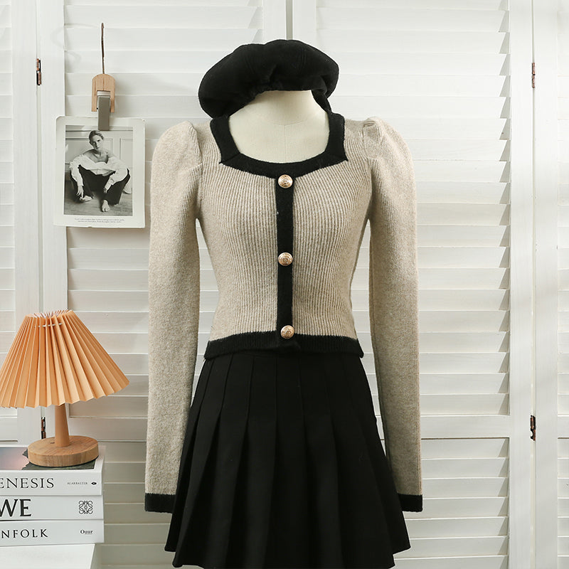 Lauren Puff Sleeve Knit Top