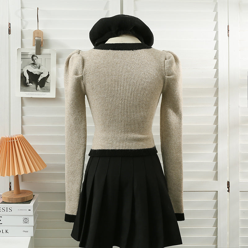 Lauren Puff Sleeve Knit Top