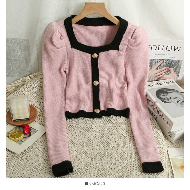 Lauren Puff Sleeve Knit Top
