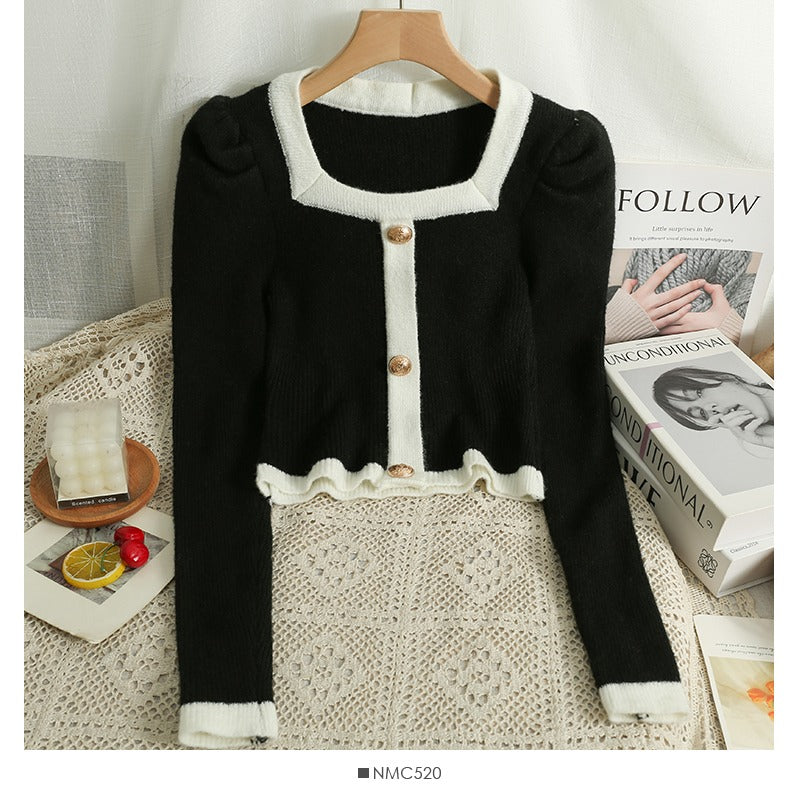 Lauren Puff Sleeve Knit Top