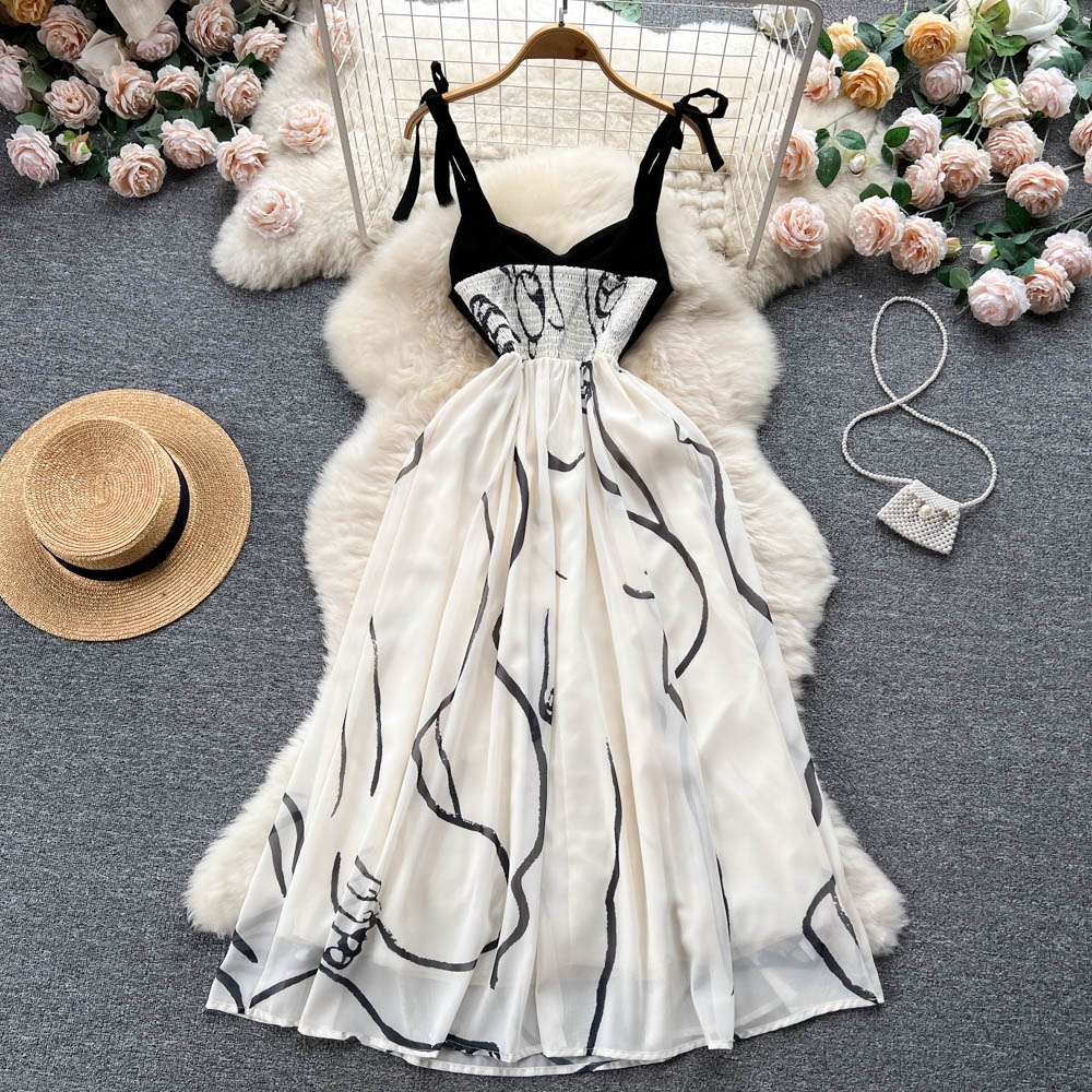 Iris Chiffon Tie Dress