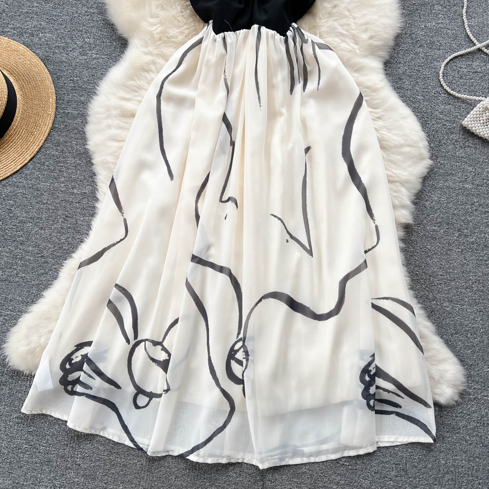 Iris Chiffon Tie Dress