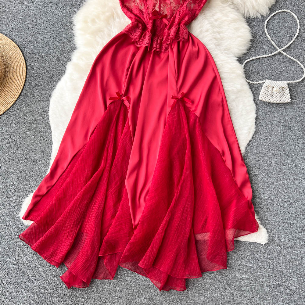 Liliana Lace Open Back Dress
