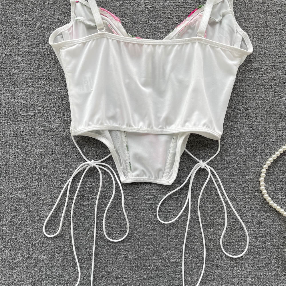 Julieta Embroidered Corset Top