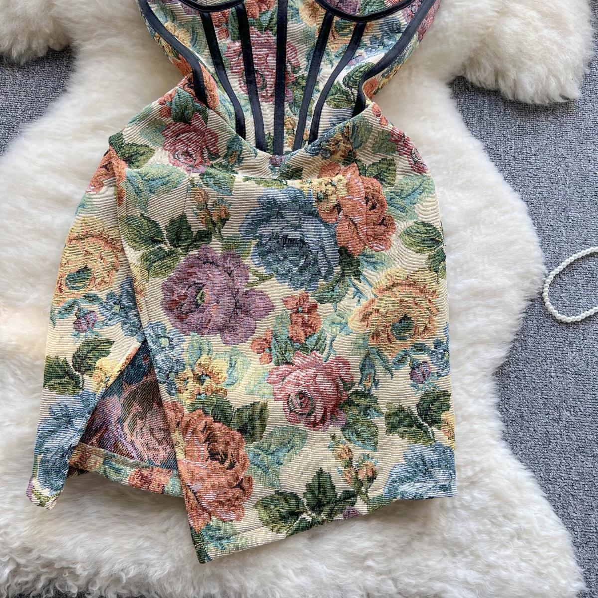 Paola Jacquard Dress