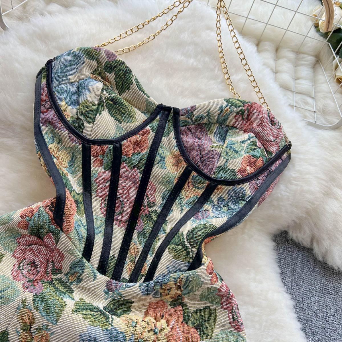 Paola Jacquard Dress