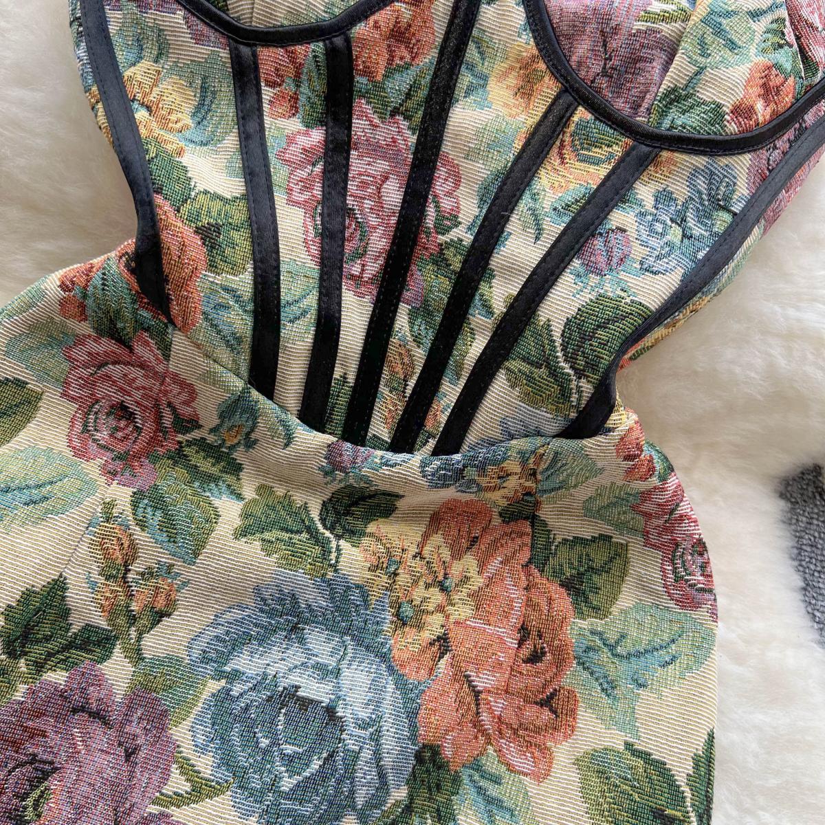 Paola Jacquard Dress