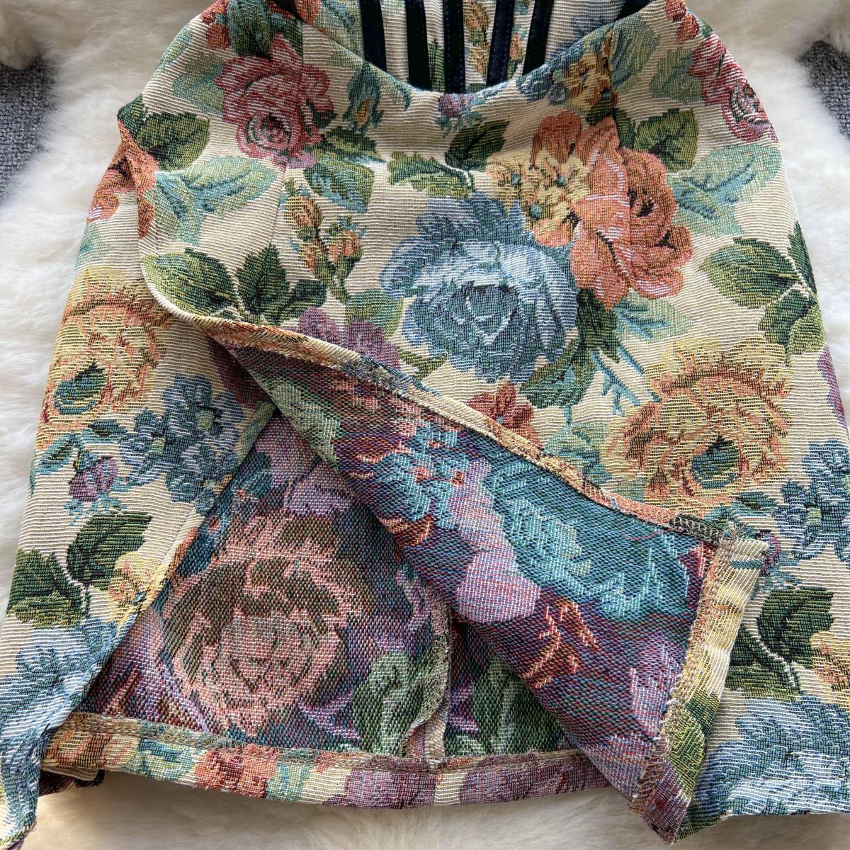 Paola Jacquard Dress