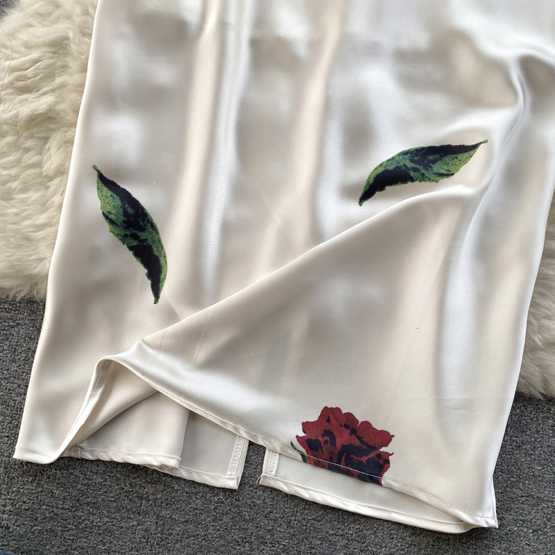 Alma Satin Dress