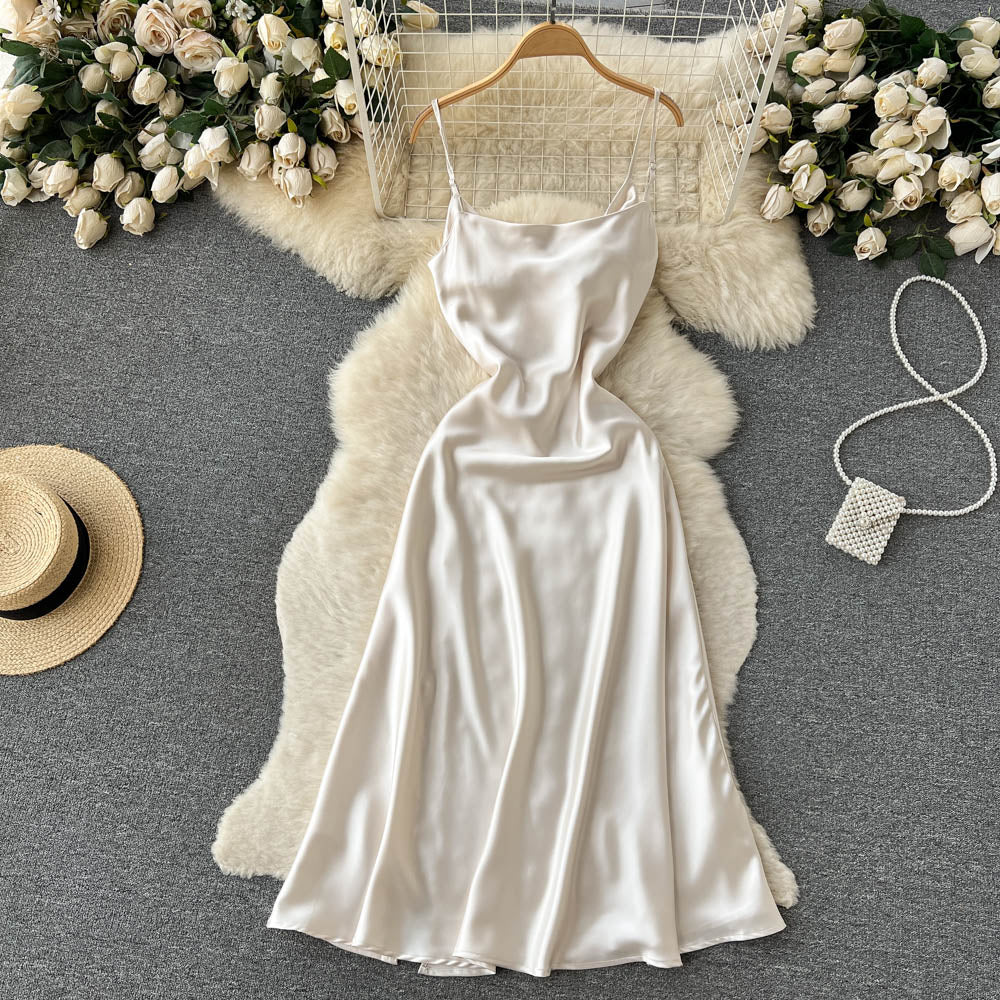 Trinity Satin Dress