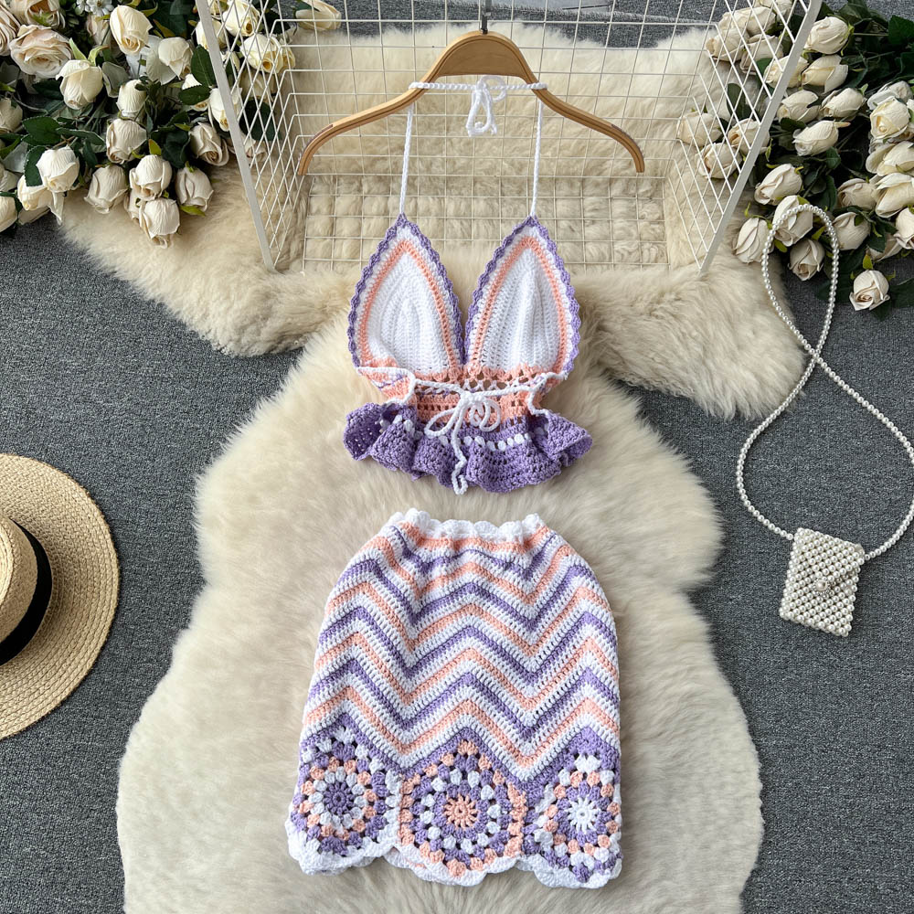 Lila Crochet Two Piece Set