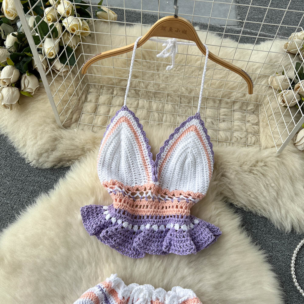 Lila Crochet Two Piece Set