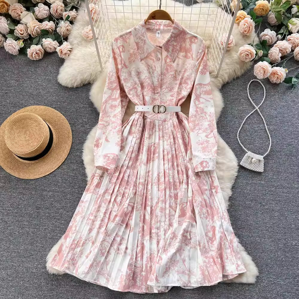 Eliana Pleated Dress