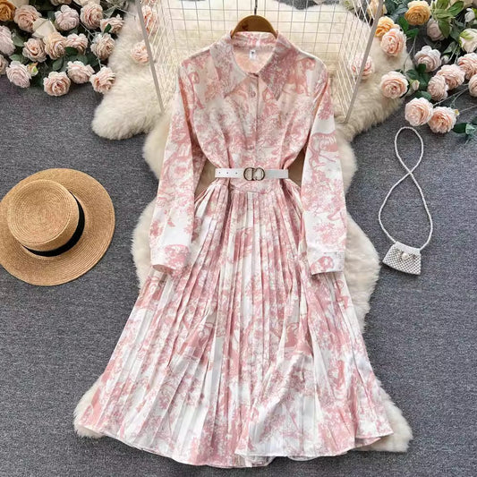Eliana Pleated Dress