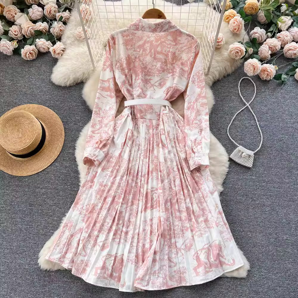 Eliana Pleated Dress