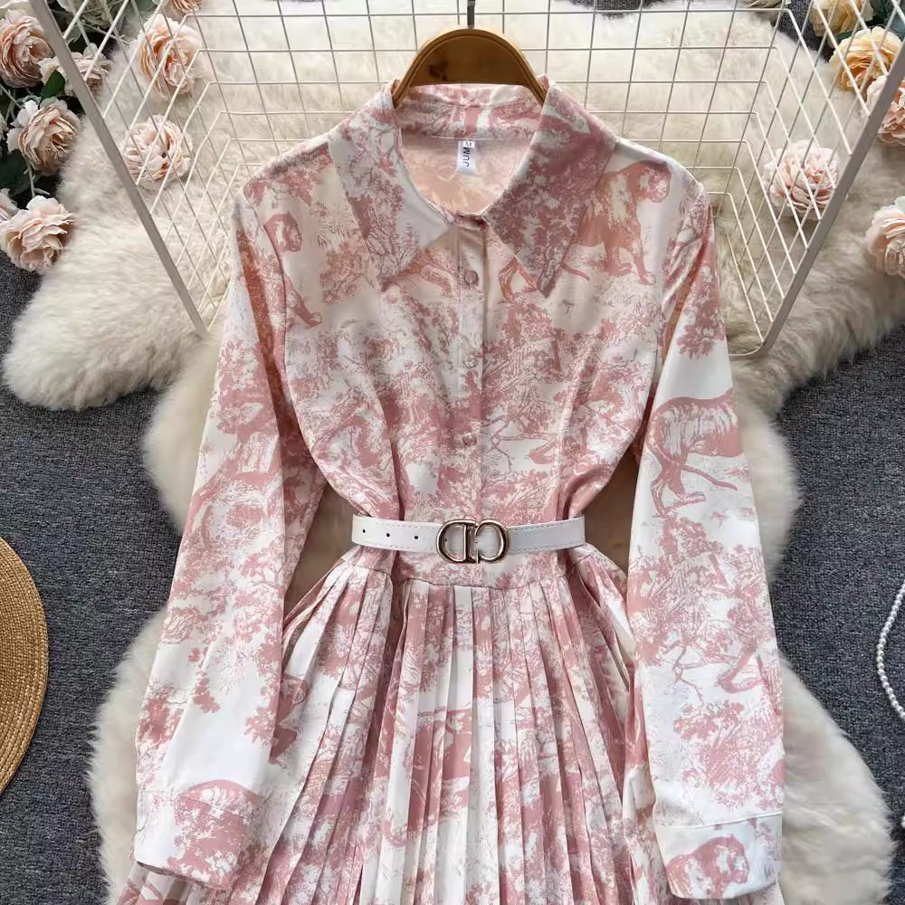 Eliana Pleated Dress