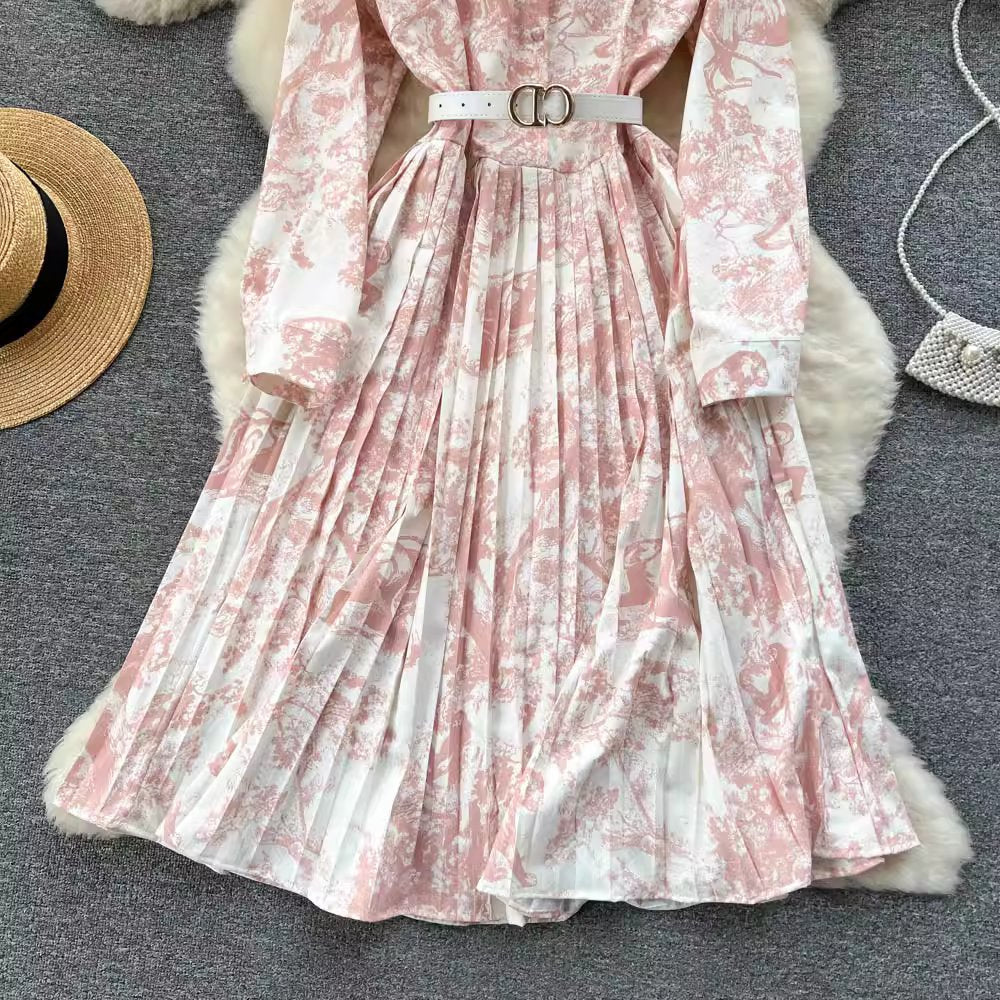Eliana Pleated Dress