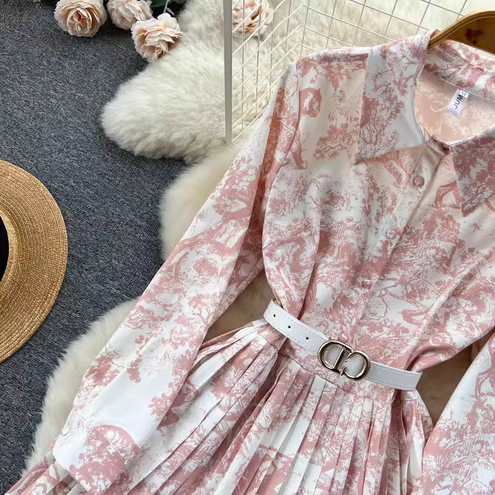 Eliana Pleated Dress