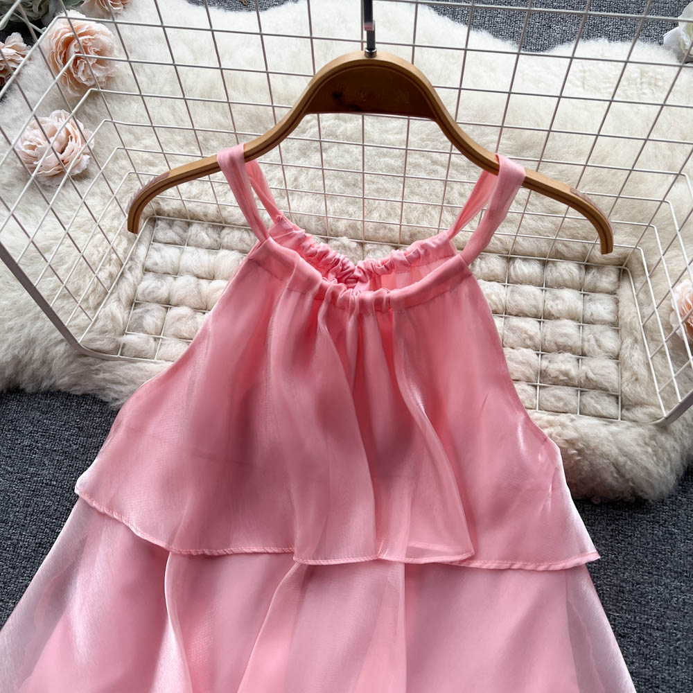 Clarissa Organza Tiered Dress