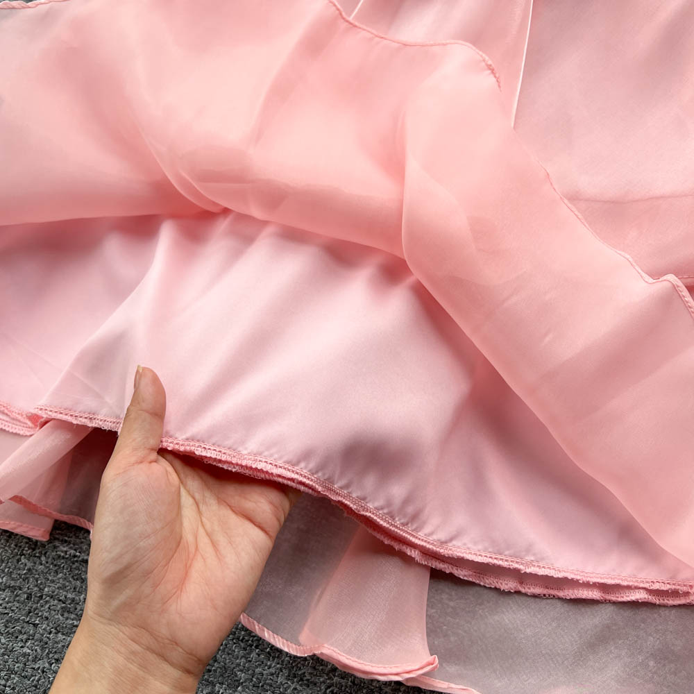 Clarissa Organza Tiered Dress