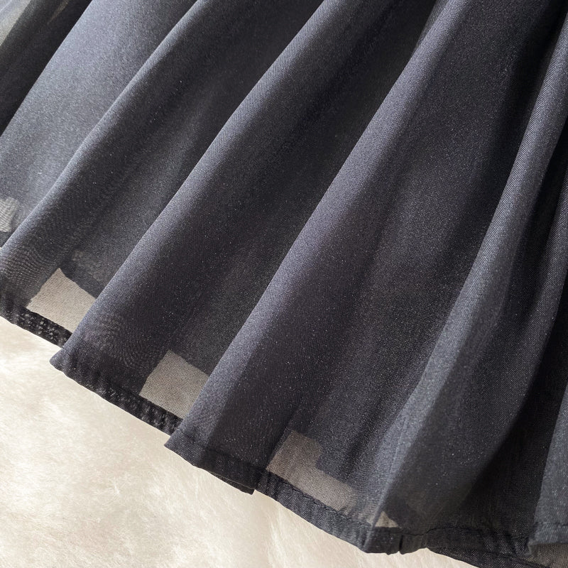 Johanna Corset Puff Sleeve Dress