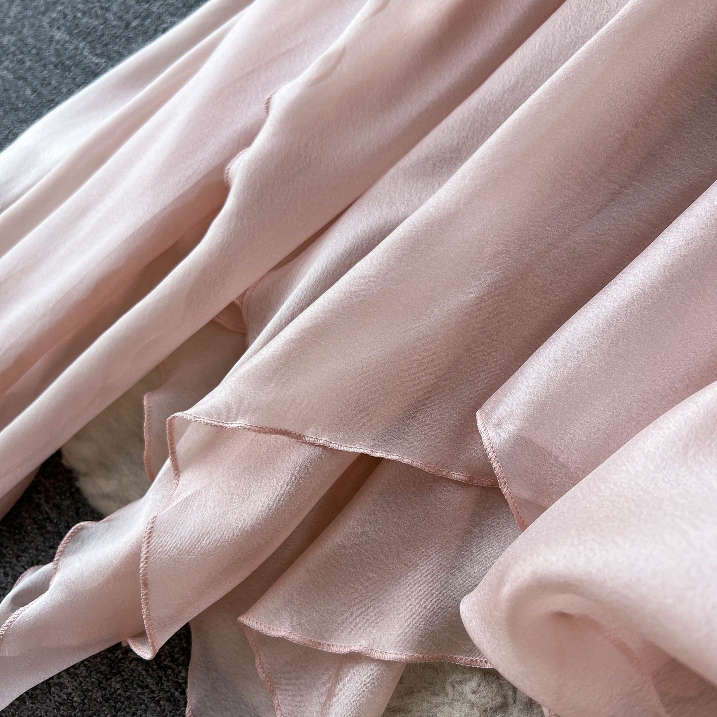 Juliet Ruched Chiffon Dress