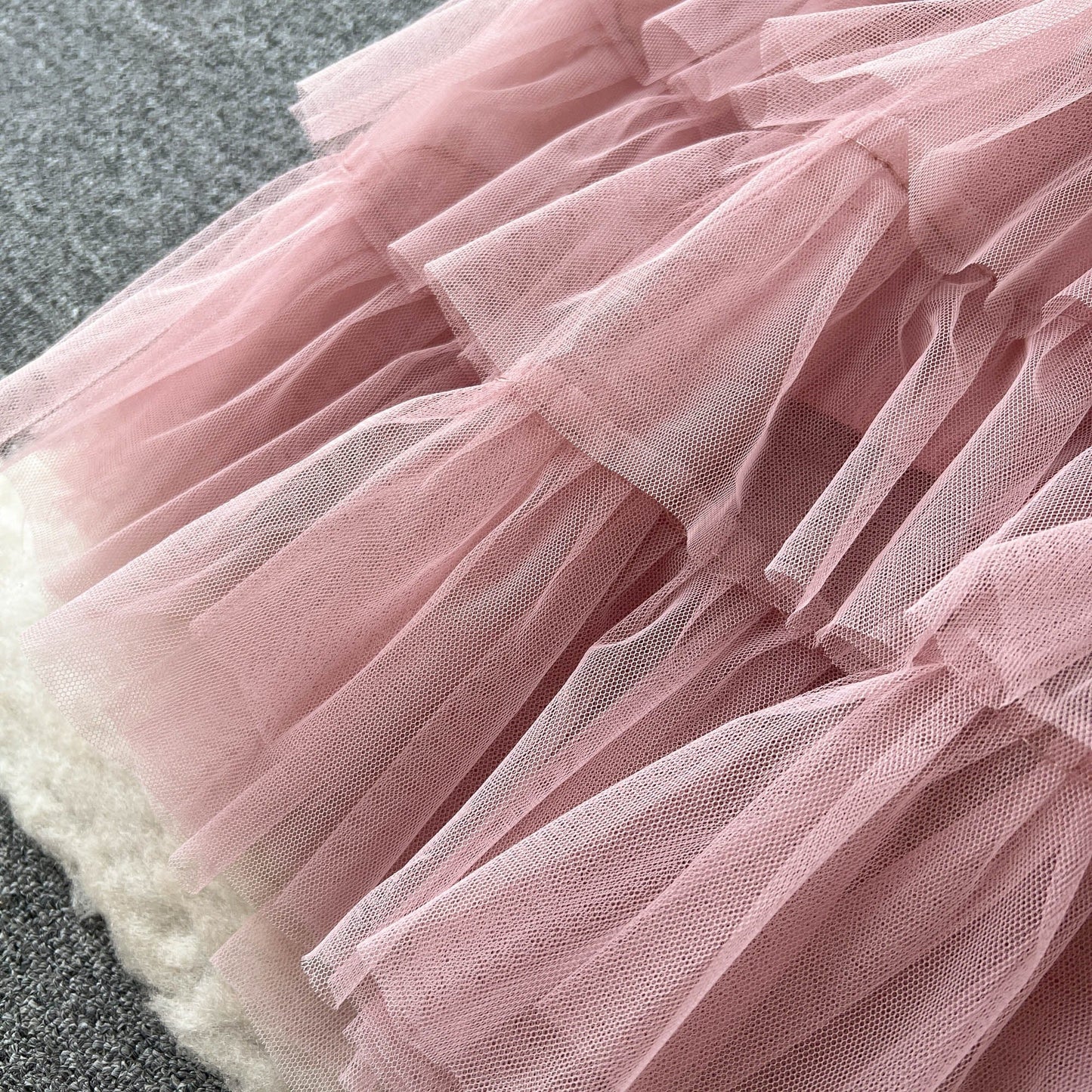 Beatrice Tiered Mesh Dress