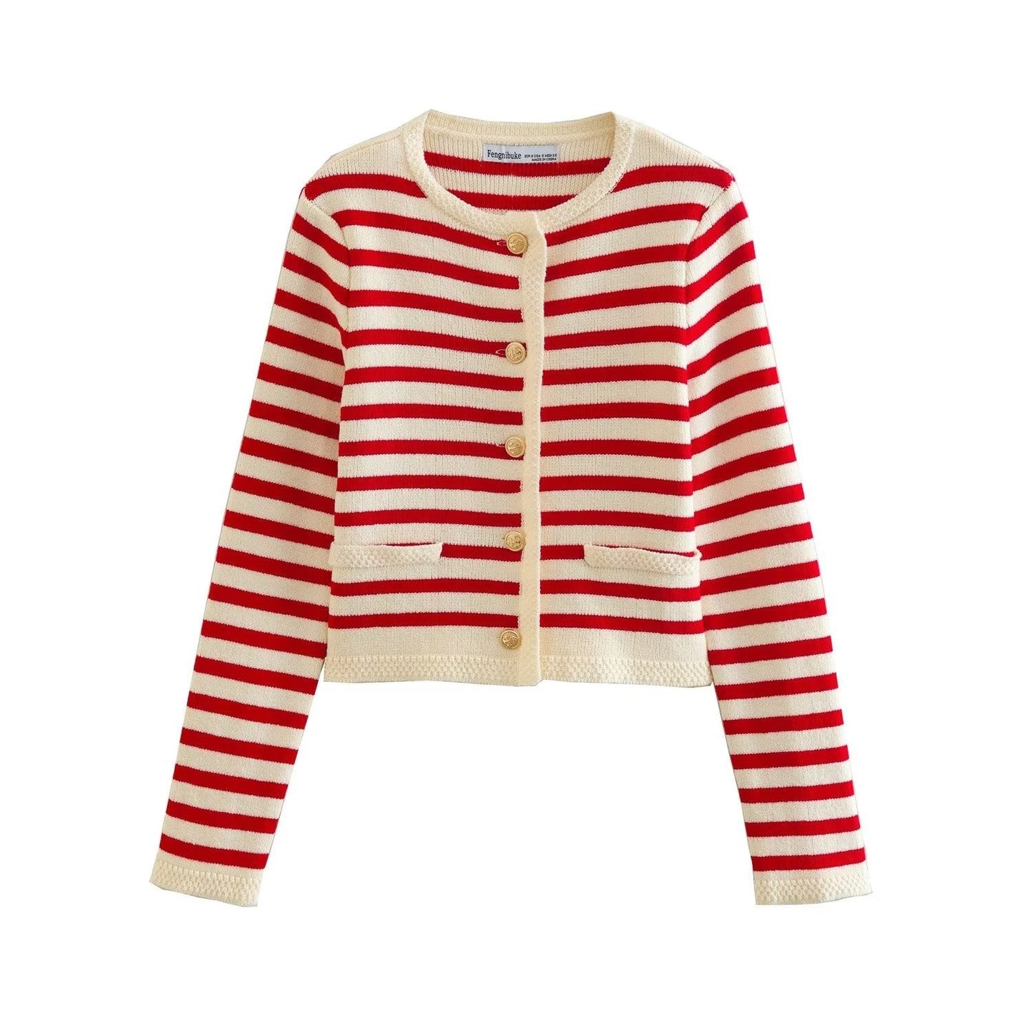 Bristol Striped Knit Cardigan
