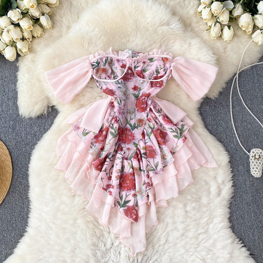 Emma Off-Shoulder Ruffle Dress