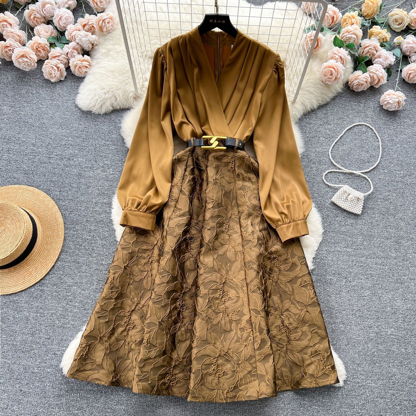Lucia Jacquard Dress