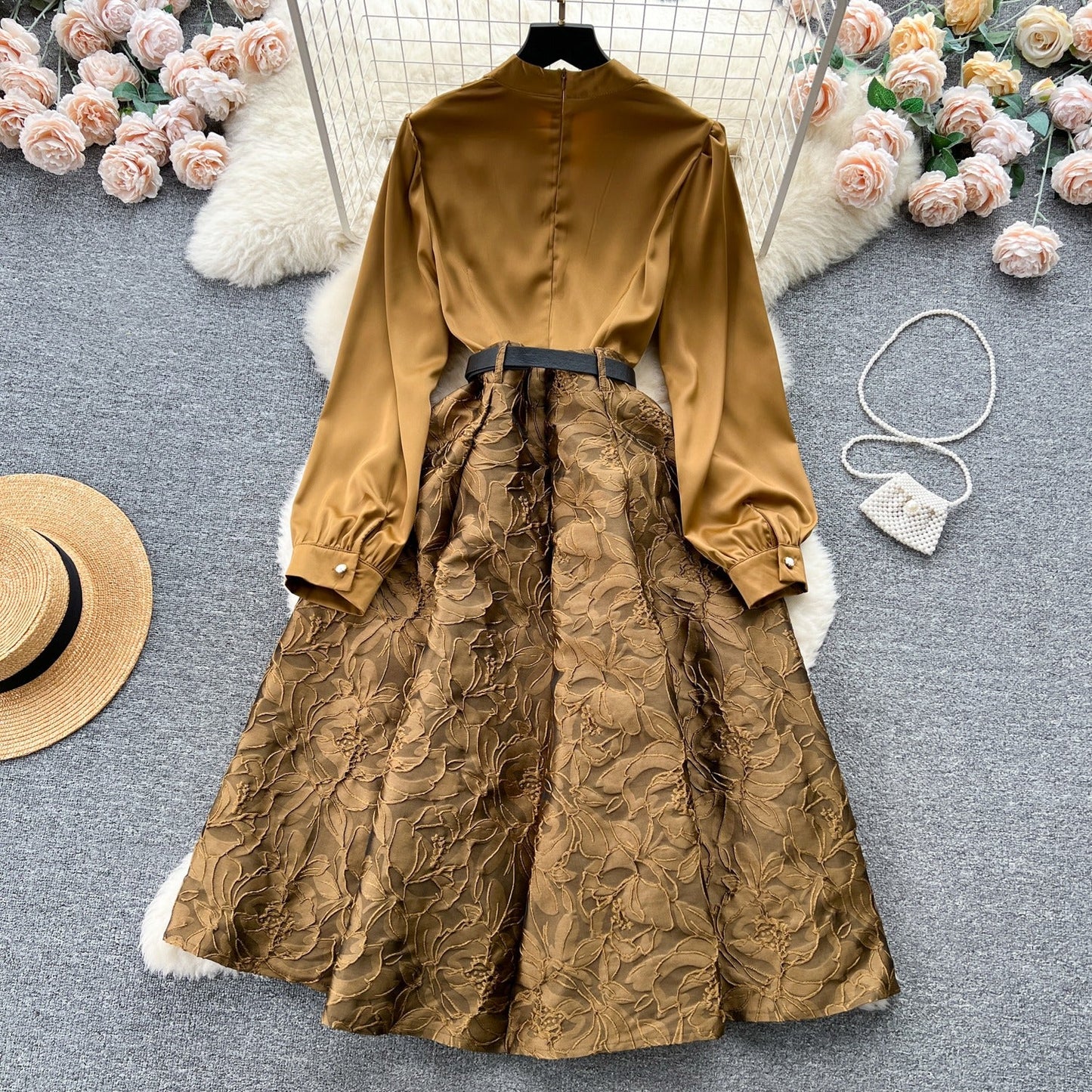 Lucia Jacquard Dress