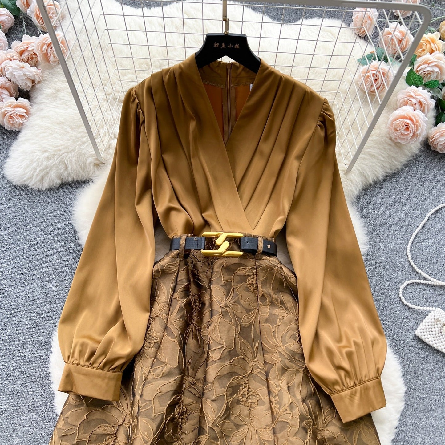 Lucia Jacquard Dress