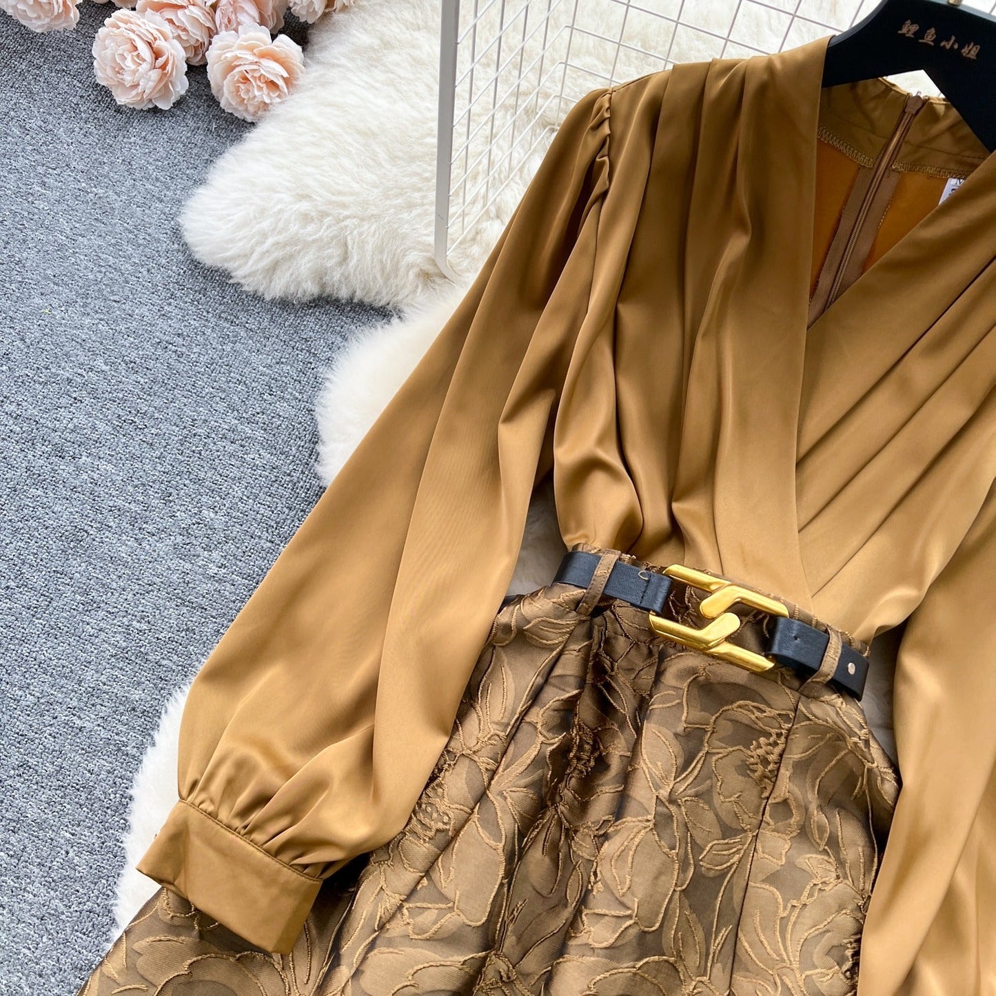 Lucia Jacquard Dress