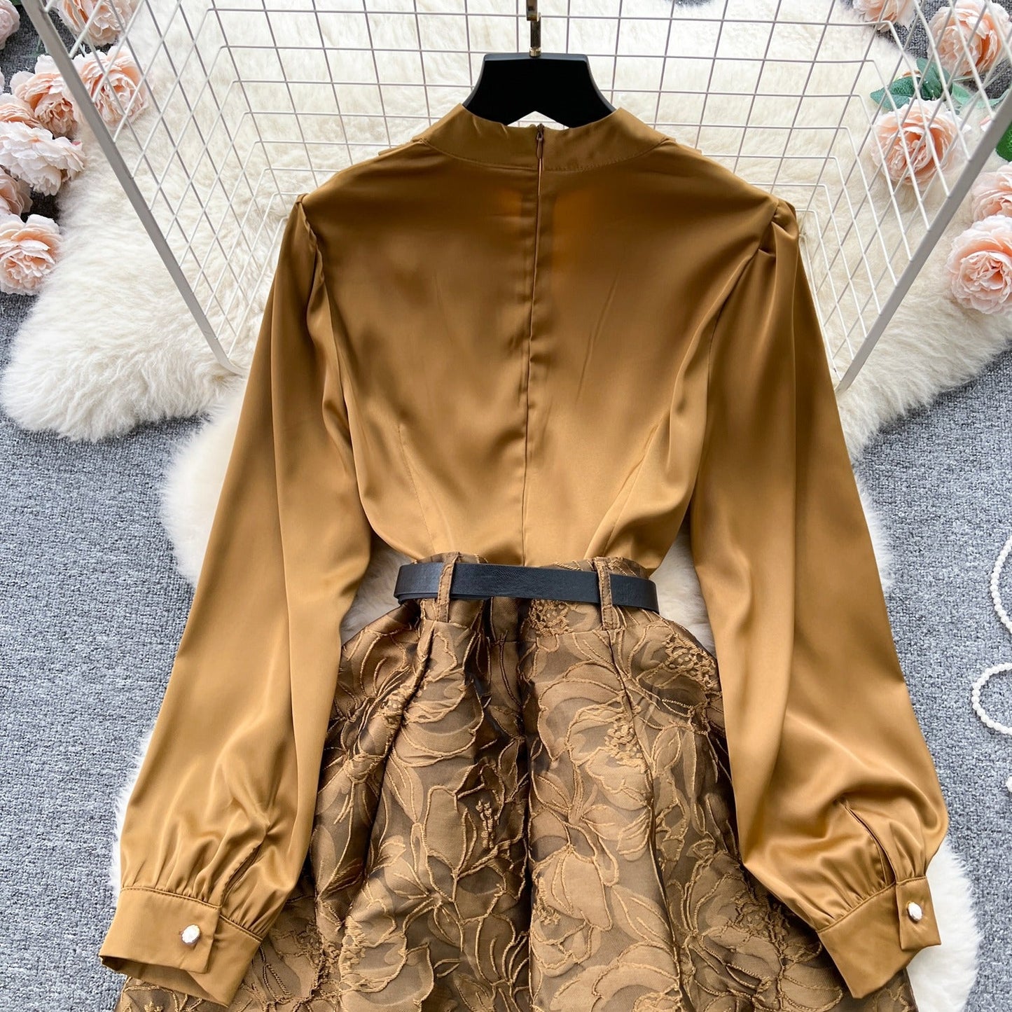 Lucia Jacquard Dress