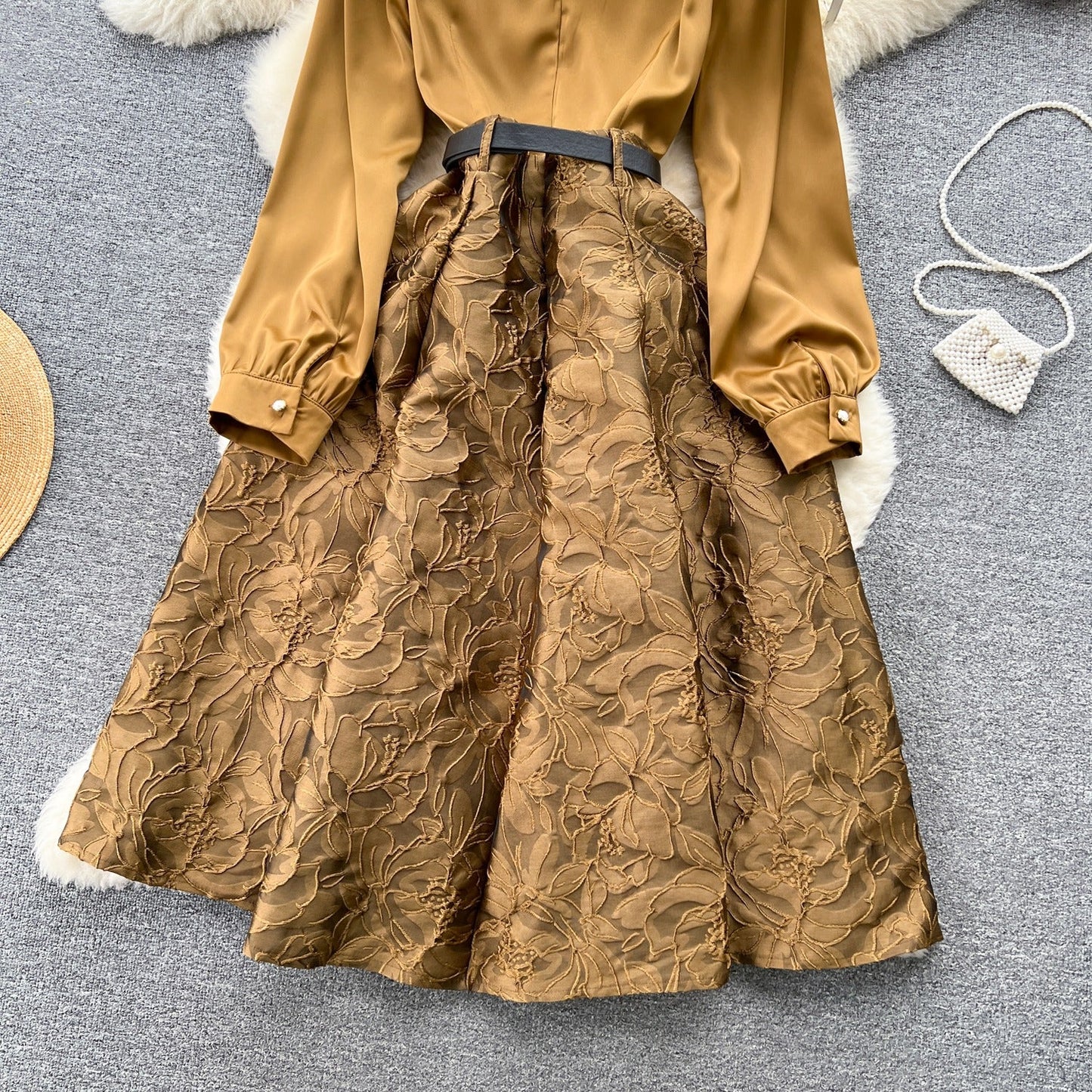 Lucia Jacquard Dress