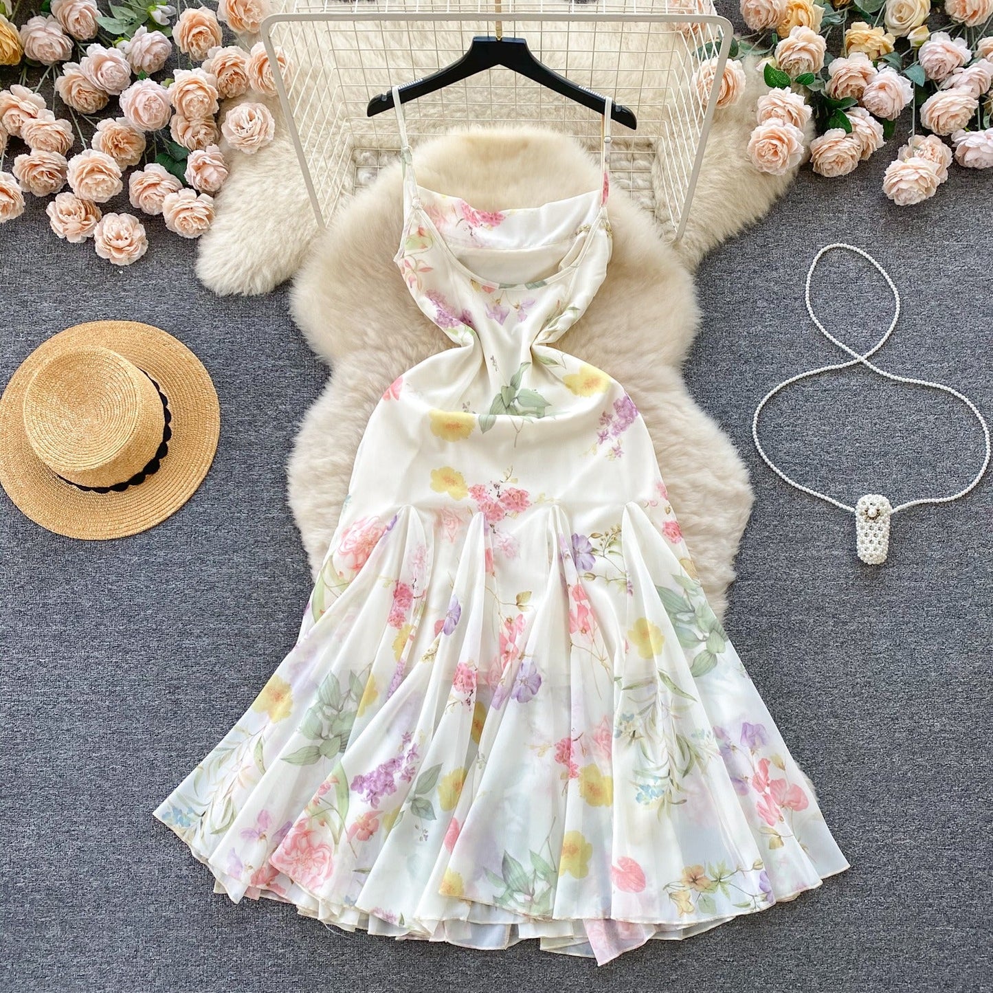 Cassie Ruffle Dress