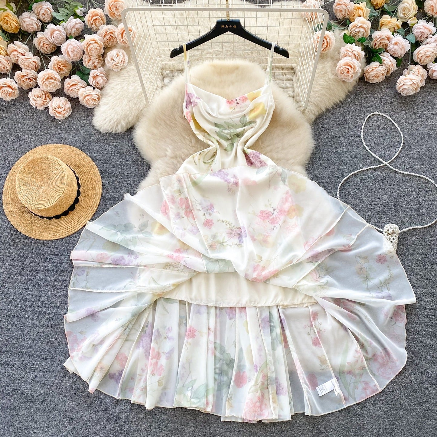 Cassie Ruffle Dress